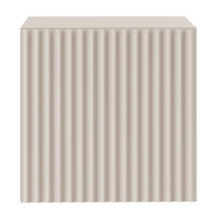 NACHTTISCH Sunds Kaschmirbeige 50 cm - Taupe/Beige, Holzwerkstoff (50/49/35cm) - Selsey