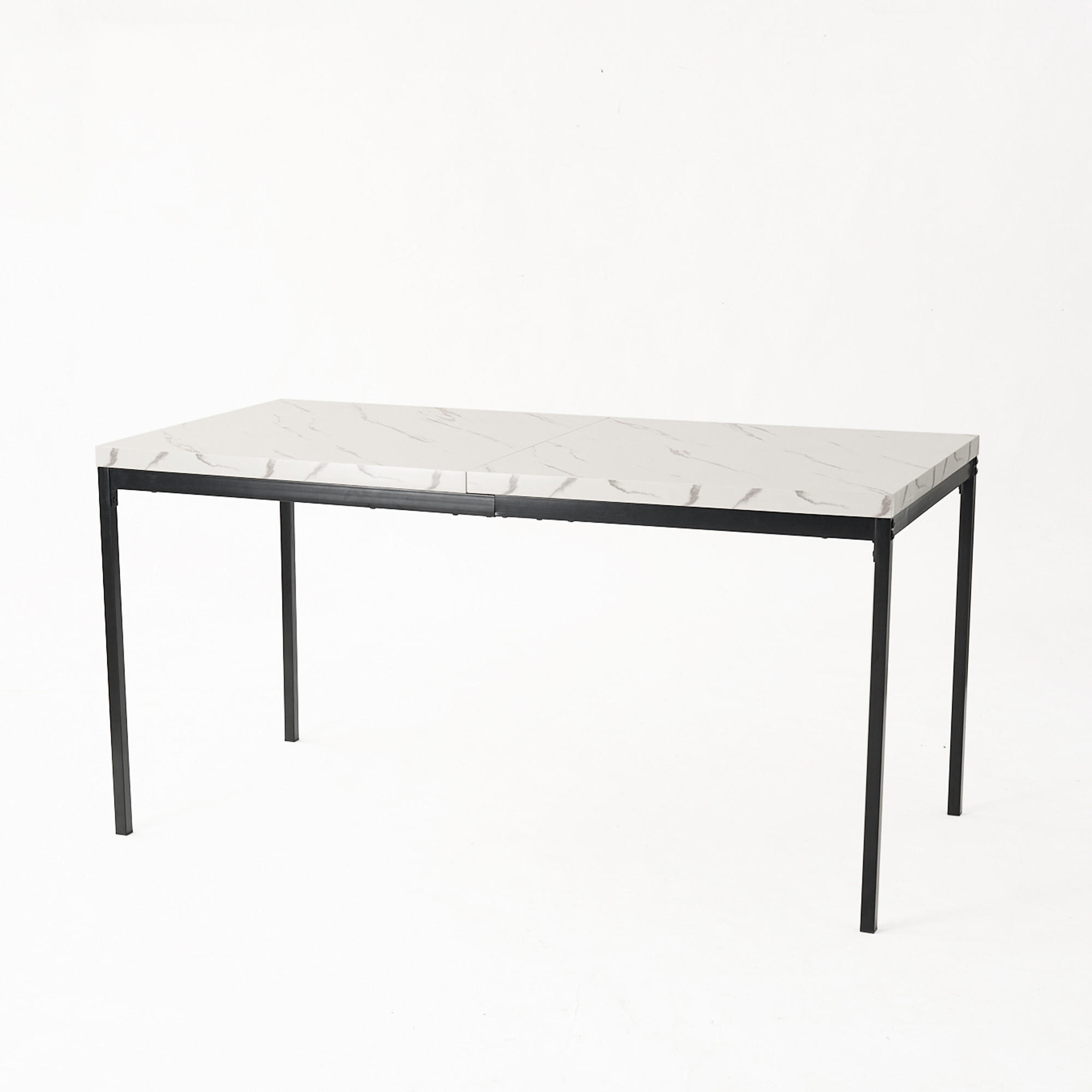 ESSTISCH 150/75/75 cm Weiß - Weiß, Holz/Metall (150/75/75cm) - Urban Meuble