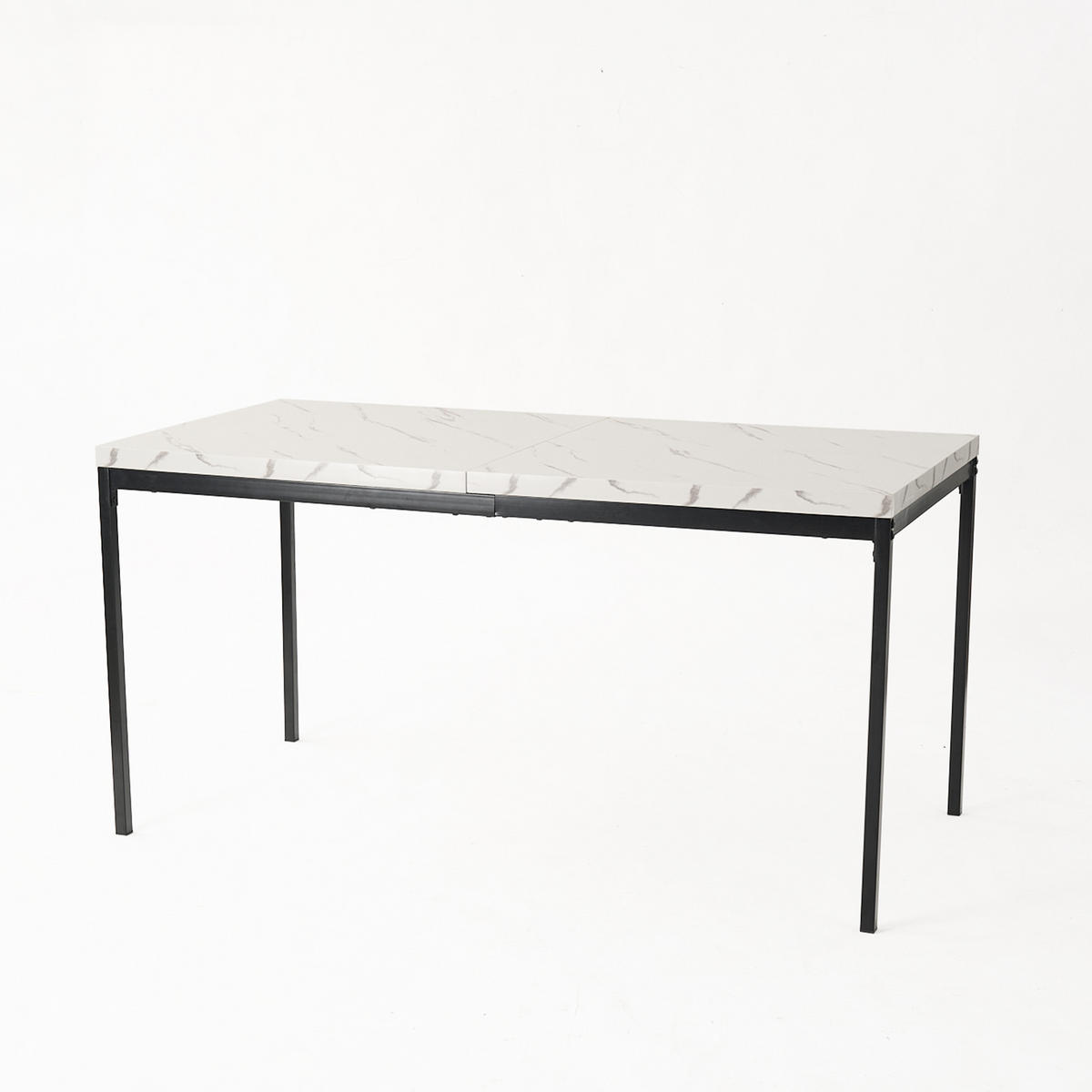 ESSTISCH 150/75/75 cm Weiß - Weiß, Holz/Metall (150/75/75cm) - Urban Meuble