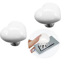 WC-SPÜLTASTE, Weiß,3.7/3.1/3.1cm,2er-Pack - Weiß, Kunststoff (5/6/5cm)