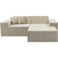 EINZELSOFA lusso beige - Beige, Textil (100/70/220cm) - Habitat Garten