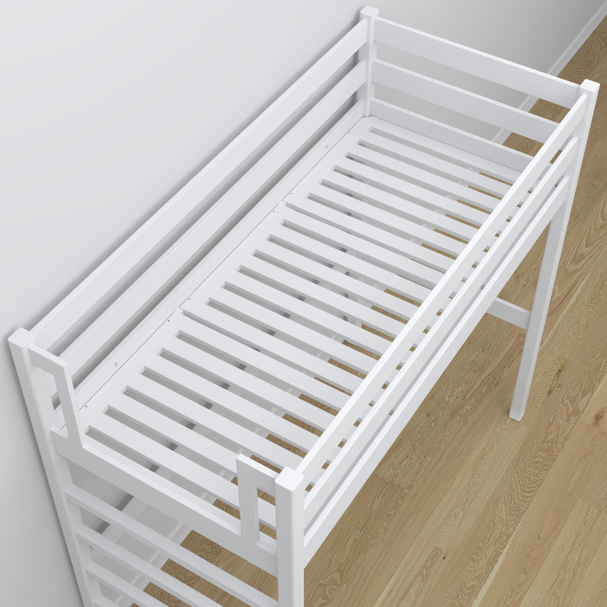 HOCHBETT N01 Weiß 90/180 - Weiß, Naturmaterialien/Holz (90/180cm) - N-Wood