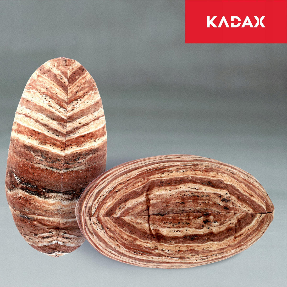 DEKOKISSEN, 33 x 41 cm - Hellbraun, Textil (33/41cm) - KADAX
