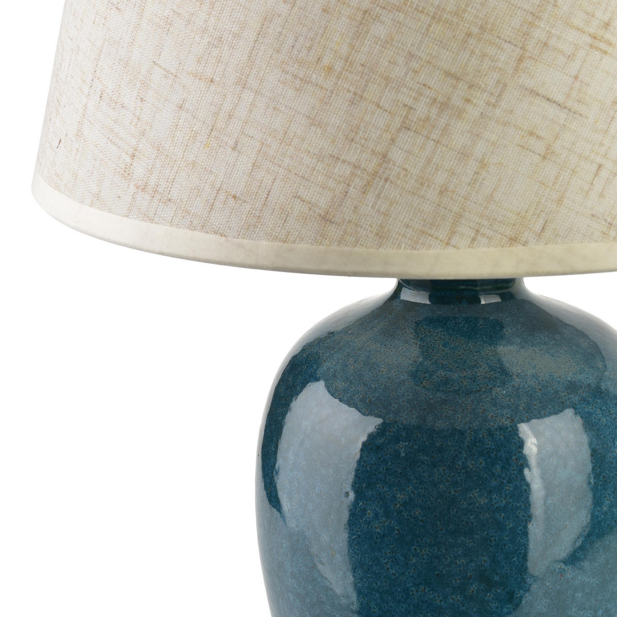 TISCHLAMPE Leti Blau 11/22/36 cm Keramik - Blau, Keramik (11/22/36cm) - Mondex