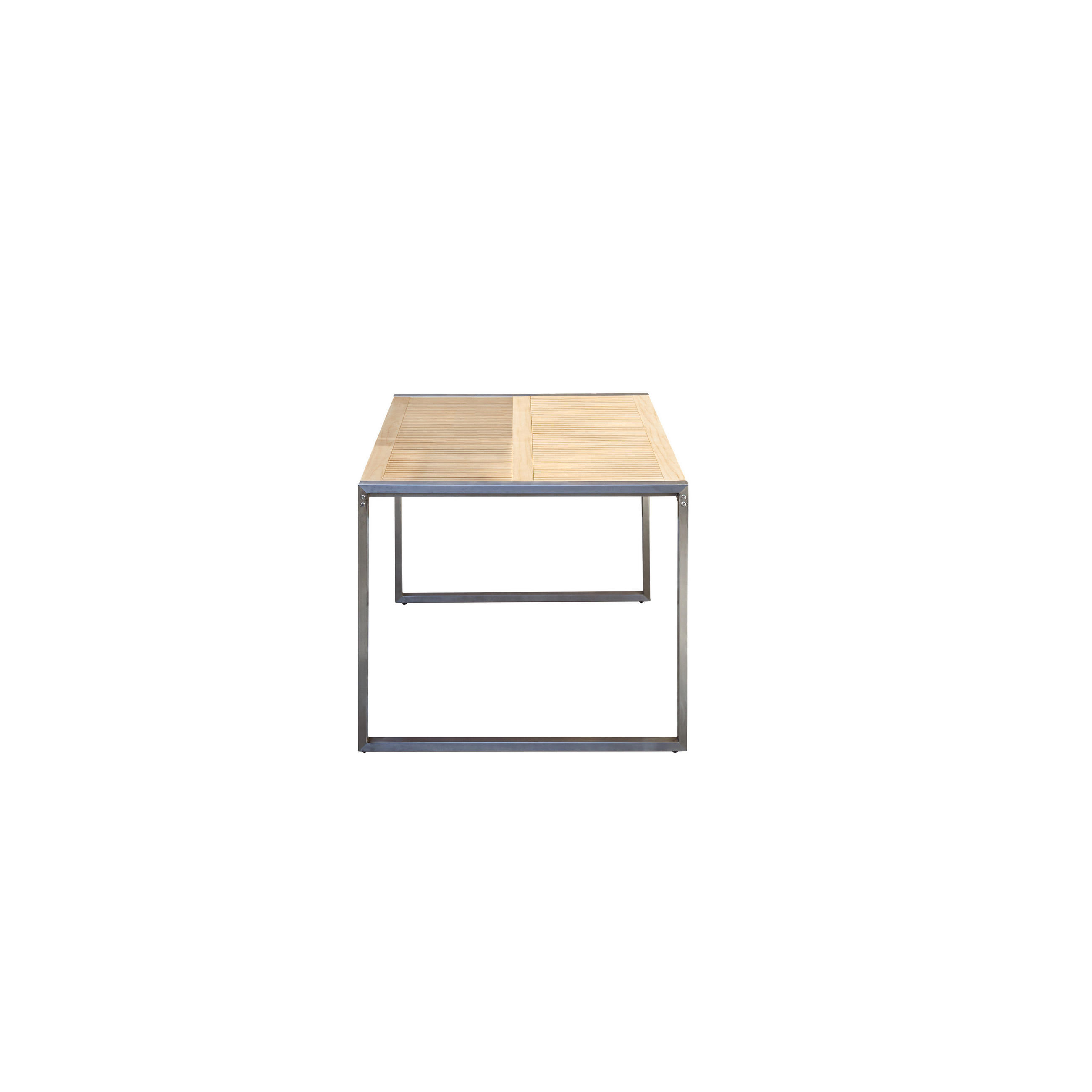 GARTENTISCH Arno Natur aus Teak - Naturfarben, Holz (90/150/74cm) - Tikamoon