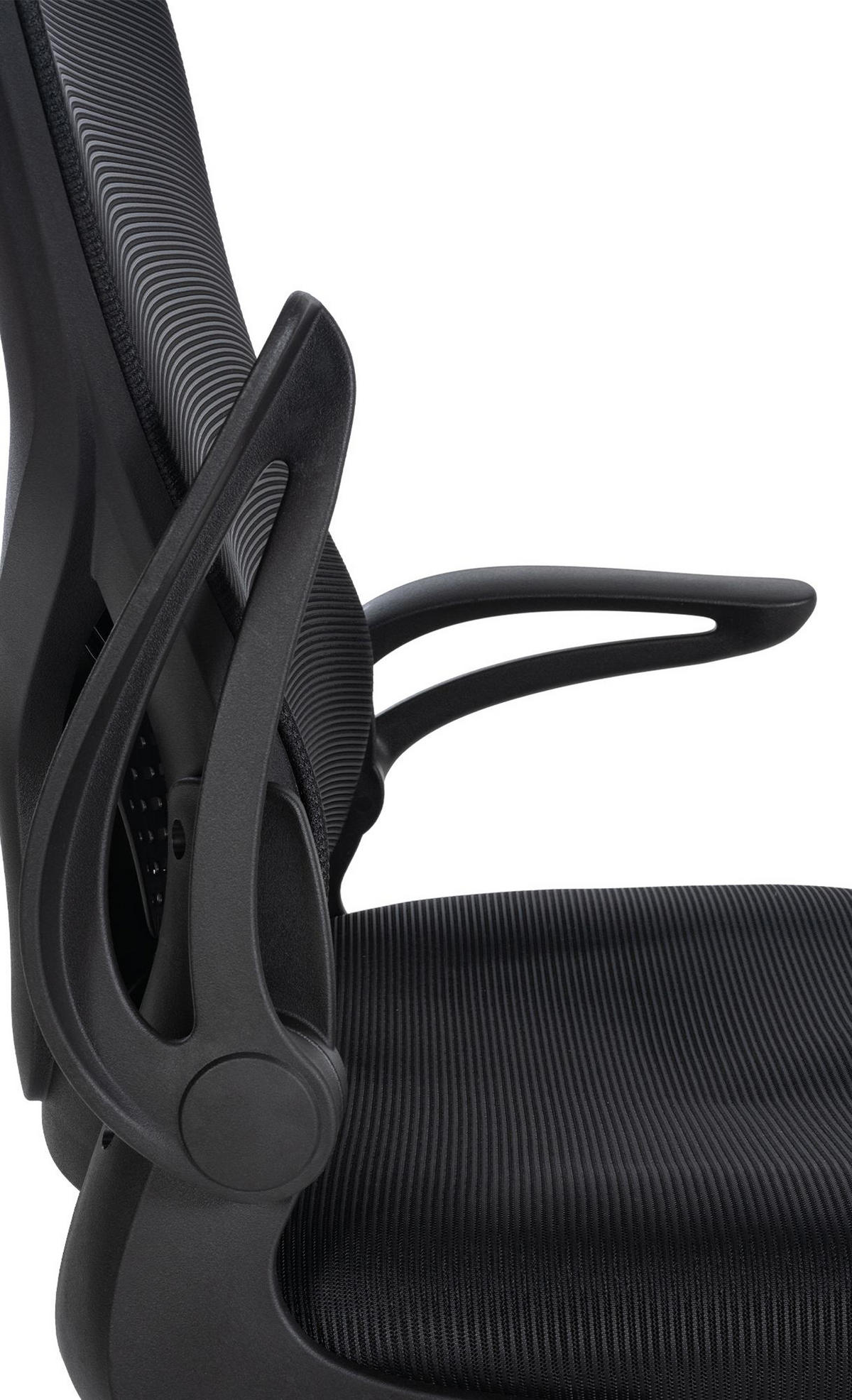 BÜROSTUHL Novar schwarz - Schwarz, Kunststoff/Metall (54/107/61cm) - TPFLiving