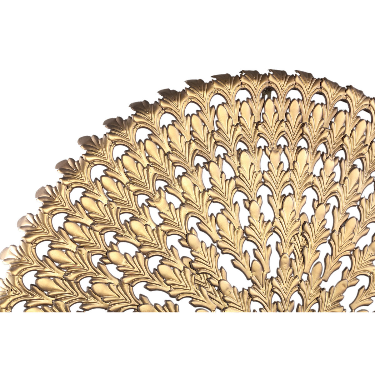 WANDPANEEL Xavery Braun 89.5/4.5/89.5cm - Braun, Metall (4.5/89.5/89.5cm) - PTMD Collection