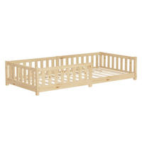 KINDERBETT 90x200 cm Natur aus Kiefernholz - Naturfarben, Holz (90/200cm) - ML-DESIGN
