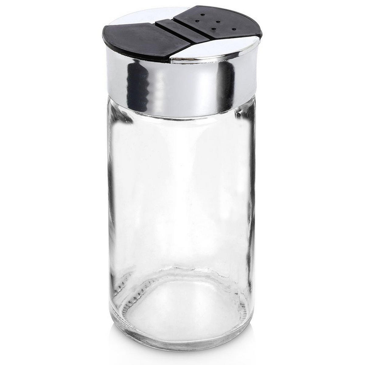 GEWÜRZDOSE Sieb 100 ml Silberfarben - Silberfarben, Glas (4/10/4cm) - Orion 