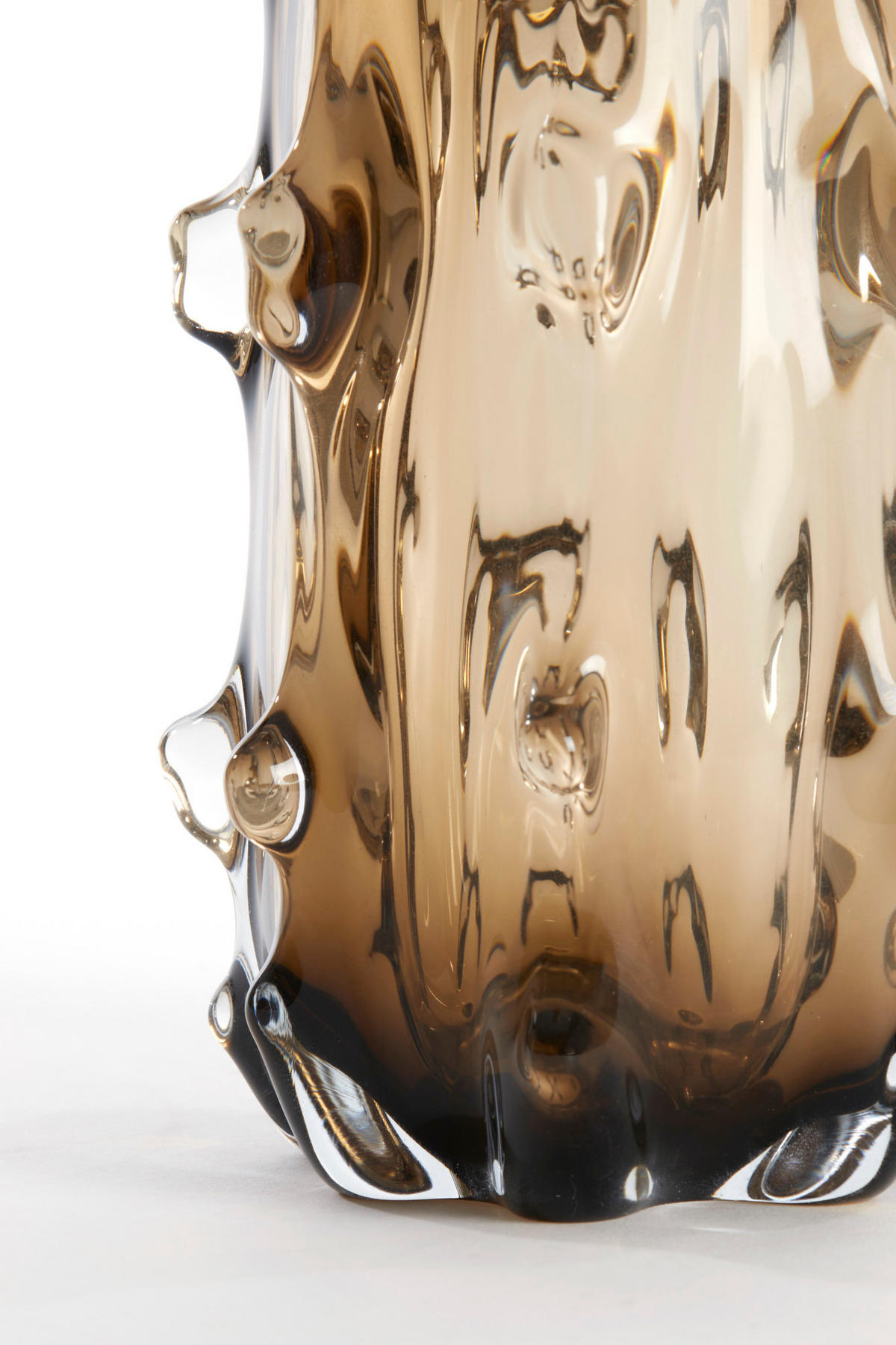 VASE Torben Braun Ø15/33,5 cm - Braun, Glas (15/33.5cm) - Light & Living