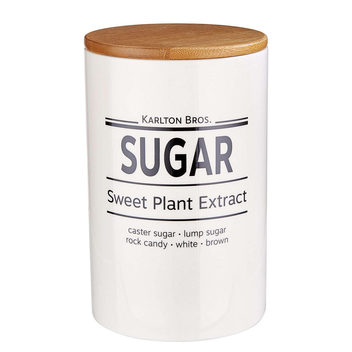 VORRATSDOSE Karlton Bros. - Weiß, Keramik (11/18cm) - BUTLERS