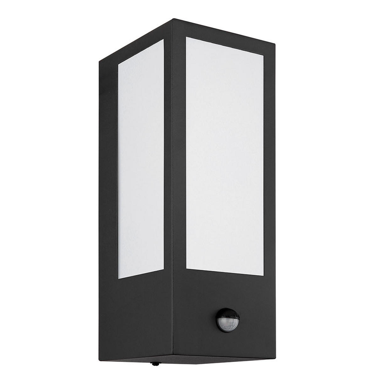 LED AUSSEN-WANDLEUCHTE GUNDULA Schwarz Opal - Schwarz, Metall (12/32/15.4cm) - Globo Lighting