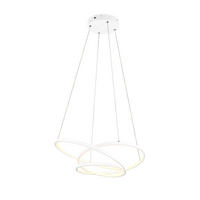 HÄNGELAMPE DARVIN - Weiß - 0/0/150 cm - Weiß, Metall (64/64/150cm) - Trio Leuchten