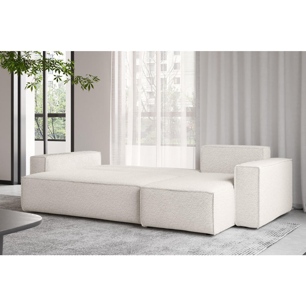 Thumbnail - Kaiser Möbel Ecksofa, Ecru, Textil, L-Form, 244x142 cm, Wohnzimmer, Sofas & Couches, Wohnlandschaften, Ecksofas