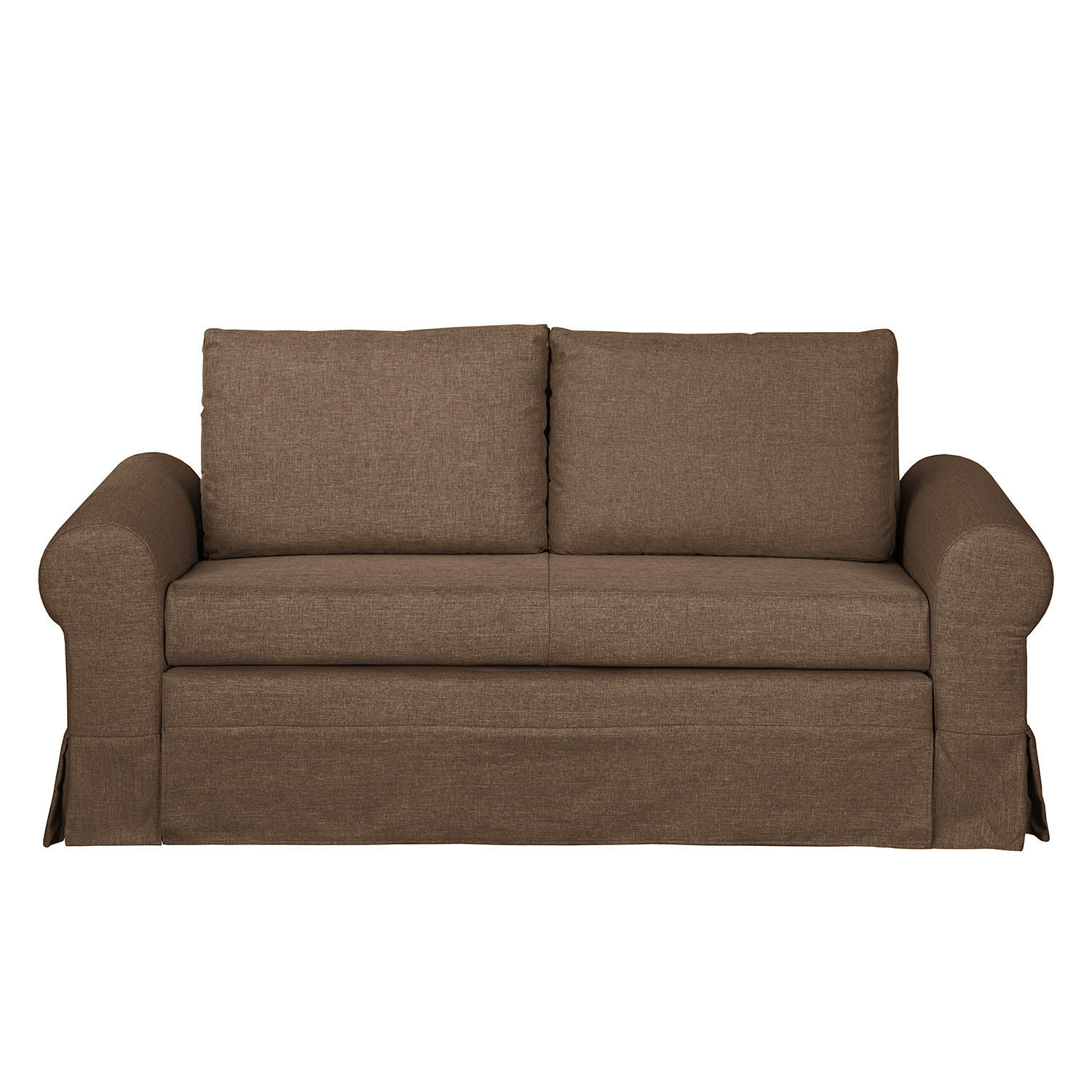 SCHLAFSOFA mit Husse - Braun, Textil (165/90/90cm) - home24