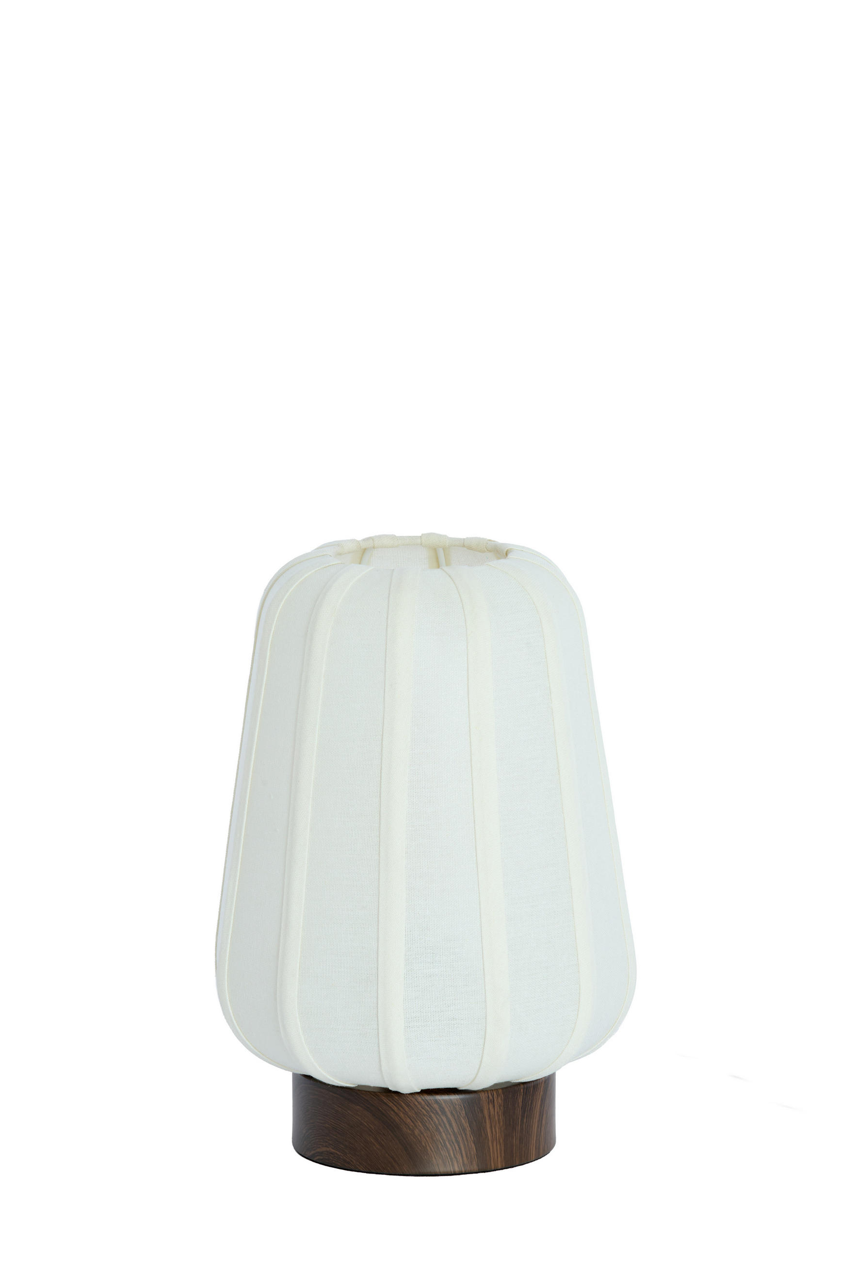 TISCHLAMPE Bibury Weiß Ø20/29 cm - Weiß, Textil (20/20/29cm) - Light & Living