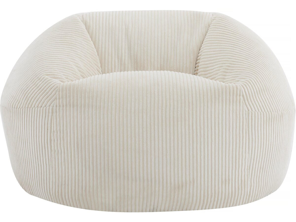 HOCKER cusco beige - Beige, Textil (85/50/85cm) - Habitat Garten