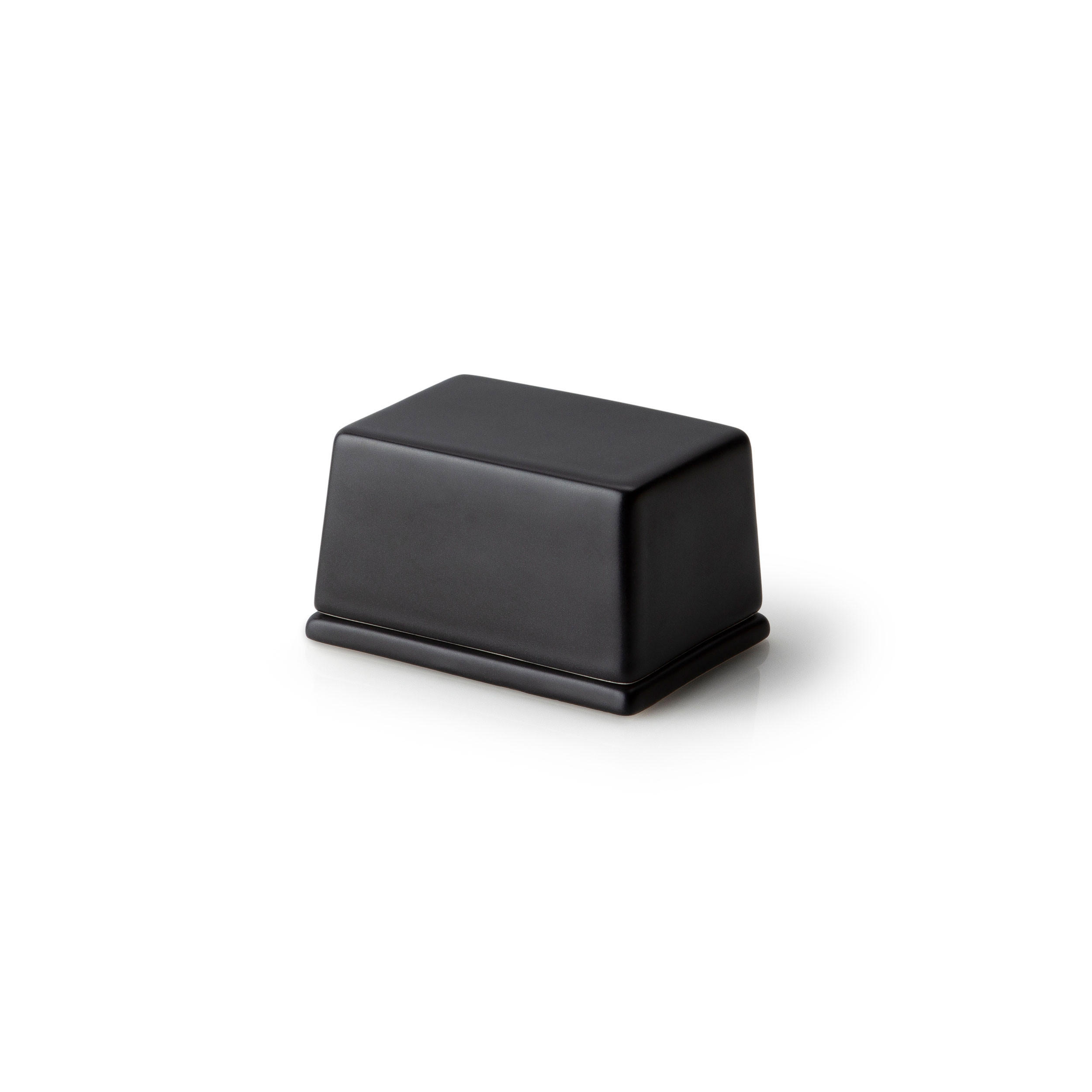 Continenta Butterdose Schwarz 5x5x10 cm