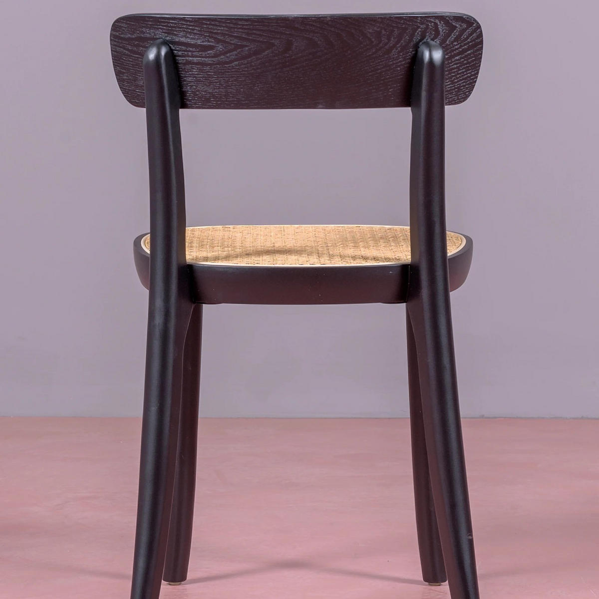 STUHL Holz Schwarz - Schwarz, Holz (44/75/45cm) - Nest Dream