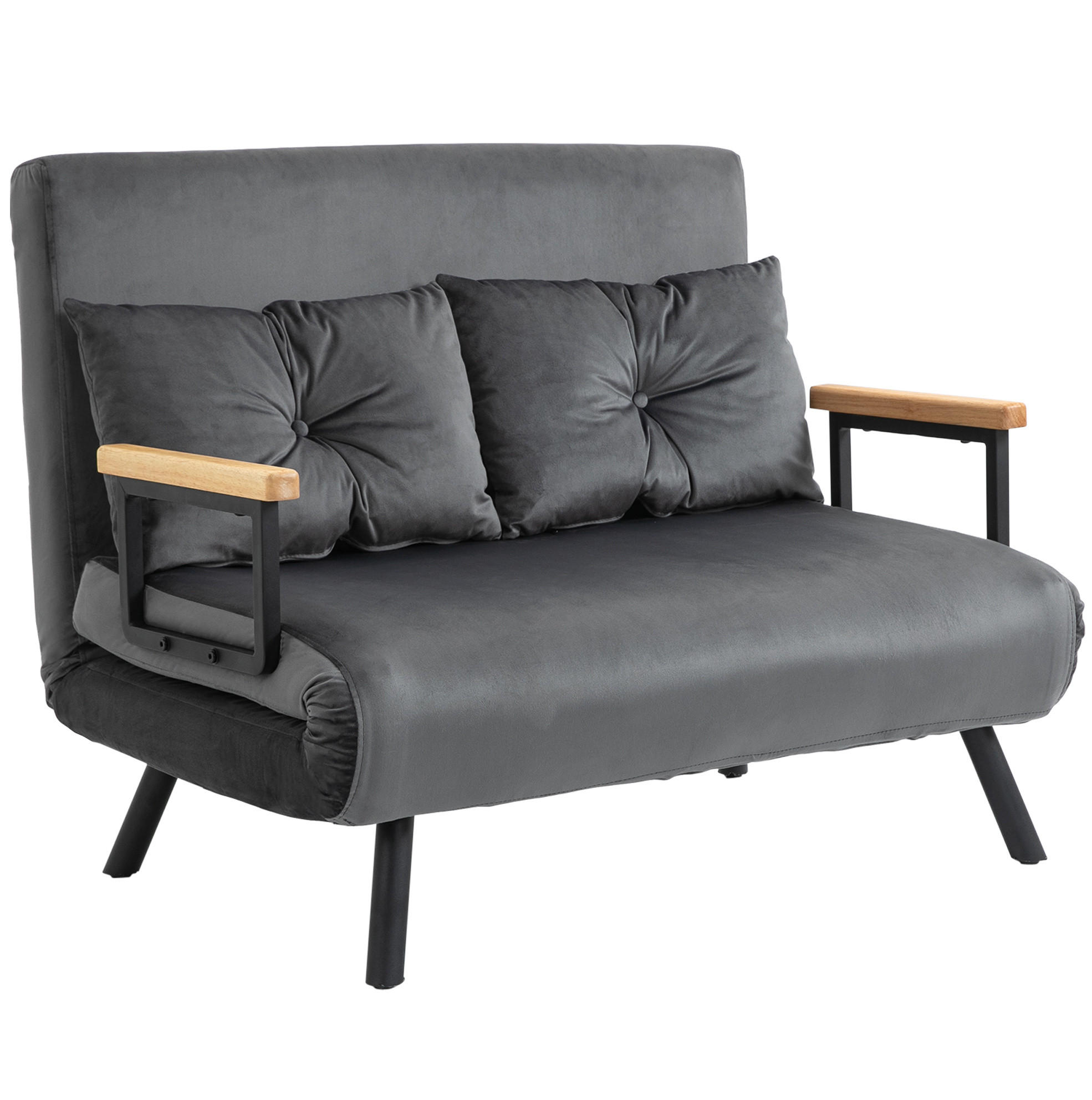 SCHLAFSESSEL mit Schlaffunktion, Stahlrahmen, verstellbare Rückenlehne, 102/73/81 cm, Dunkelgrau - Dunkelgrau, Metall (102/81/73cm) - Redom