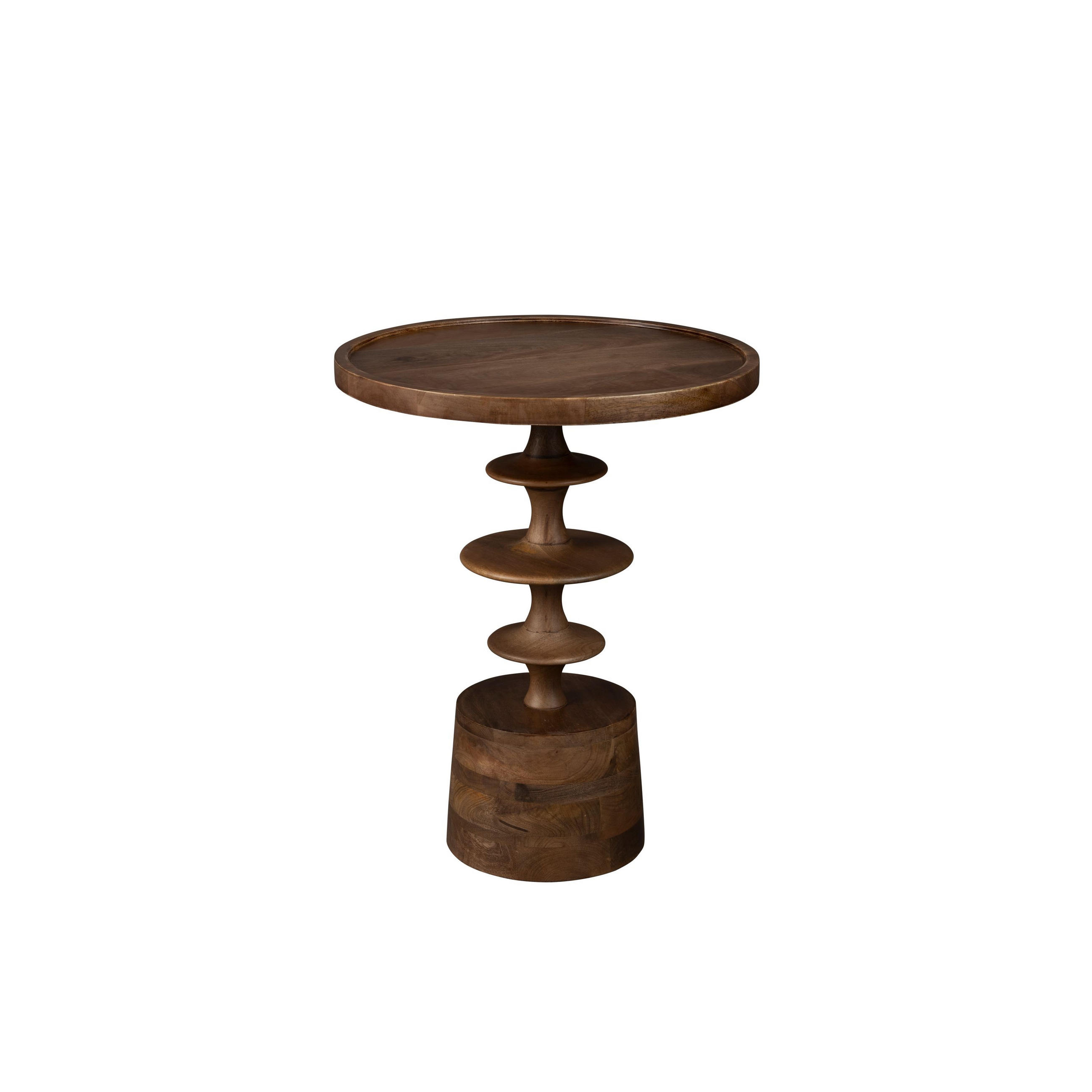 BEISTELLTISCH Cath Rund 46 cm - Braun, Holz (46/46/58cm) - Dutchbone