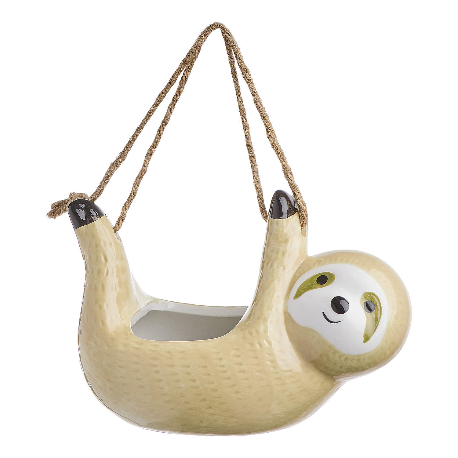 HÄNGE-BLUMENTOPF Hang Loose - Braun, Keramik (10cm) - Butlers