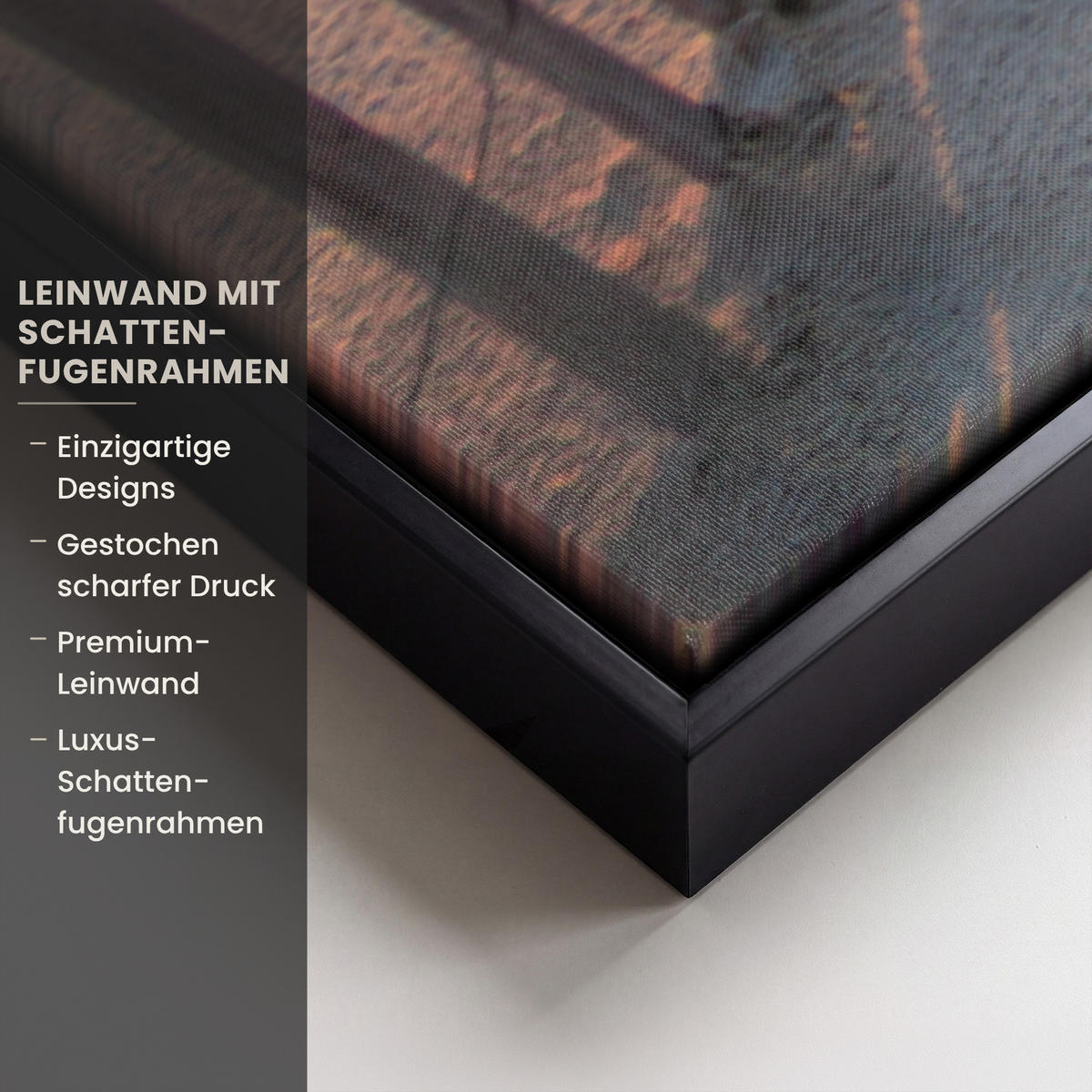 LEINWAND Bilder mit Rahmen - Strand - Meer - Düne - Sonnenuntergang - Landschaft - 120x80 - Beige, Textil (120/80cm) - MuchoWow
