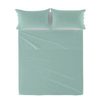 OBERBETTLAKEN basic 180x270 cm minze - Mintgrün, Textil (180/270cm) - Happy Friday
