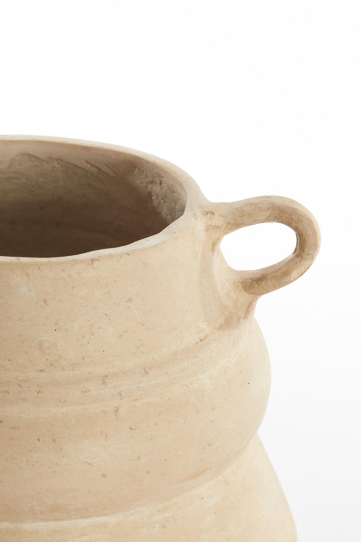 TOPF Tarifa Weiß Ø21,5/17,5 cm - Weiß, Papier (17.5cm) - Light & Living