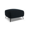 POUF Samt Stoff Blau - Blau/Schwarz, Textil/Metall (65/44/65cm) - LaMiaSofa