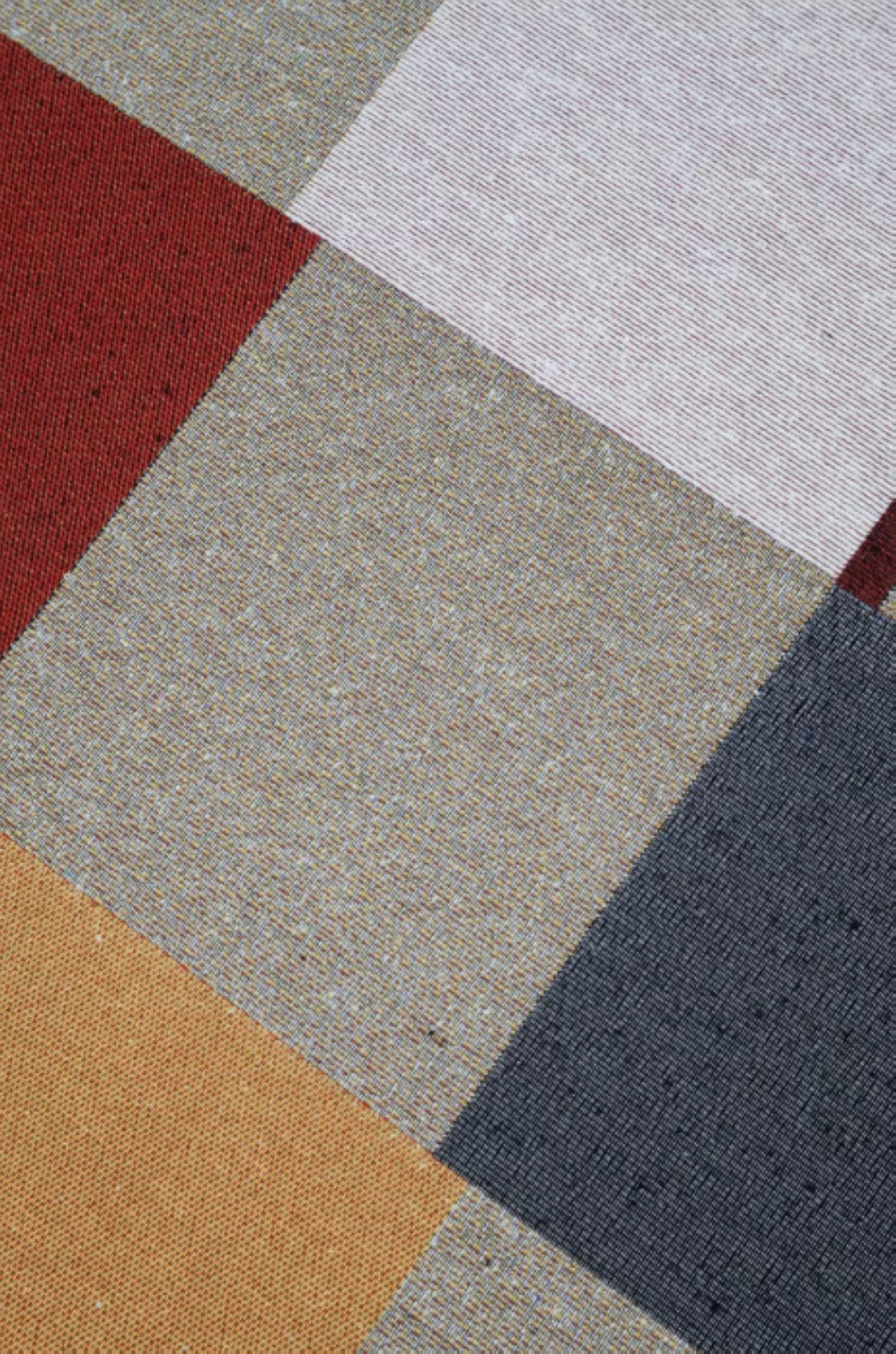 TEPPICH Flur Wolle & Baumwolle ARON Rot 60x120 cm - Rot, Naturmaterialien (60/120cm) - Novatrend