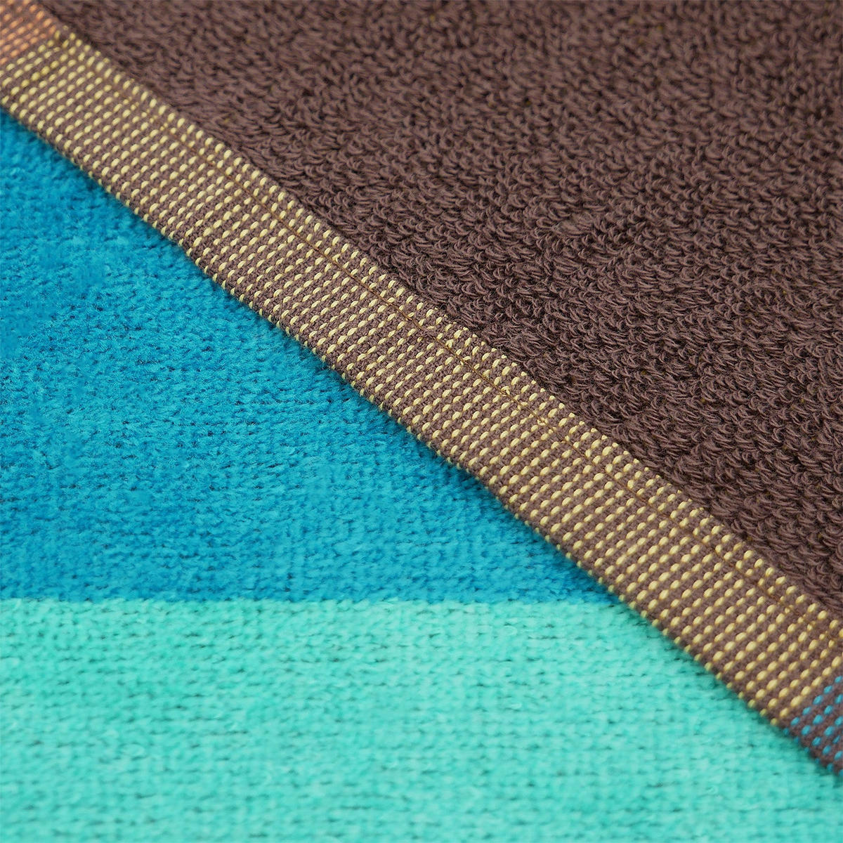 STRANDTUCH aus Veloursfrottee Jacquard Mehrfarbig 140x180 400g/m² - Coconut Beach - Multicolor, Textil (140/180cm) - LE COMPTOIR DE LA PLAGE