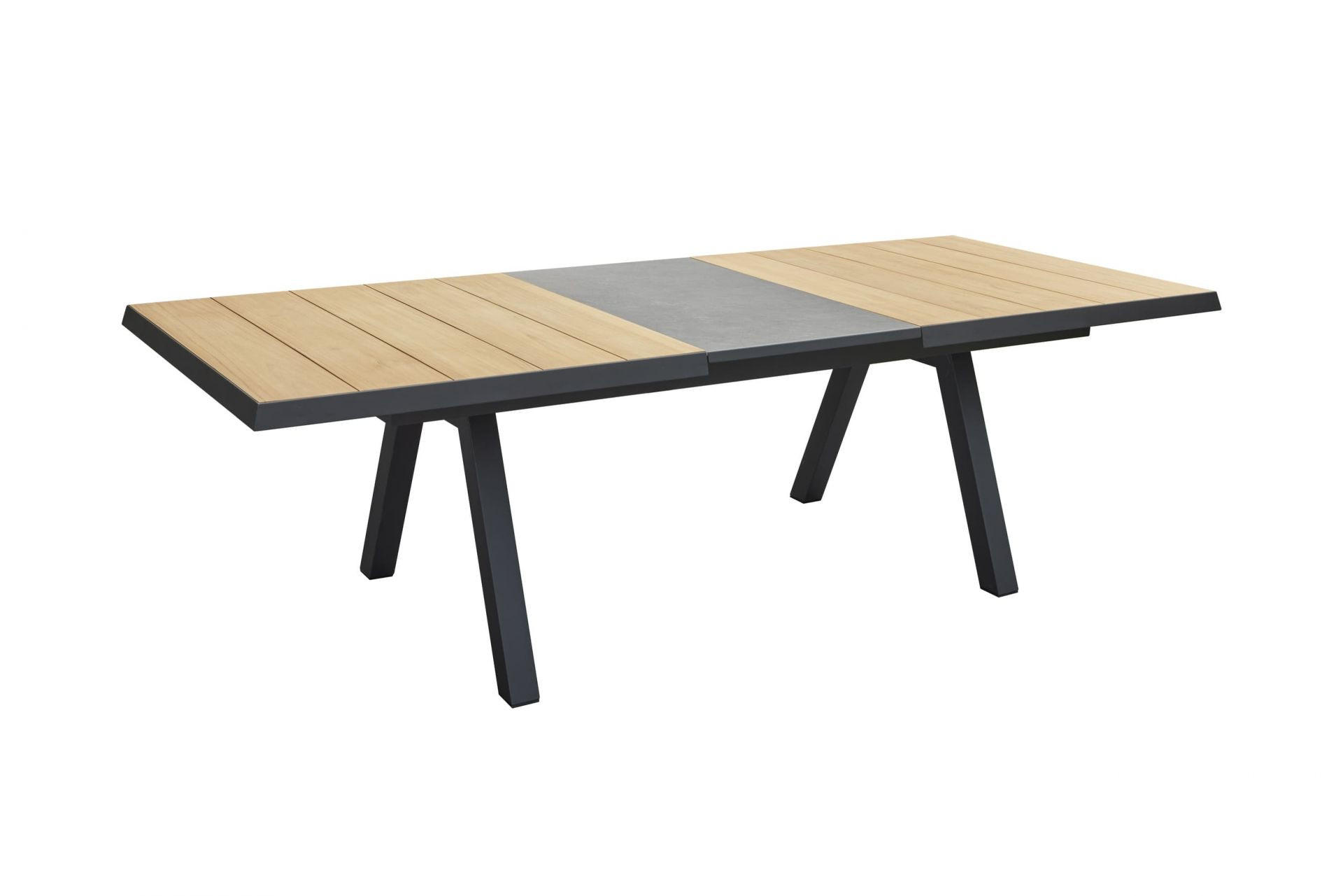 dasmöbelwerk Gartentisch Anthrazit 260x75x100 cm