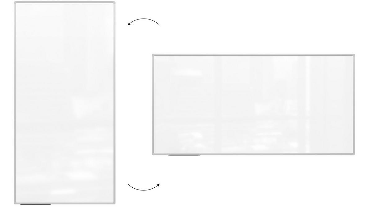 WHITEBOARD Magnetisch - PREMIUM EXPO Alurahmen 200x100cm - Weiß, Metall (200/100/1.6cm) - ALLboards
