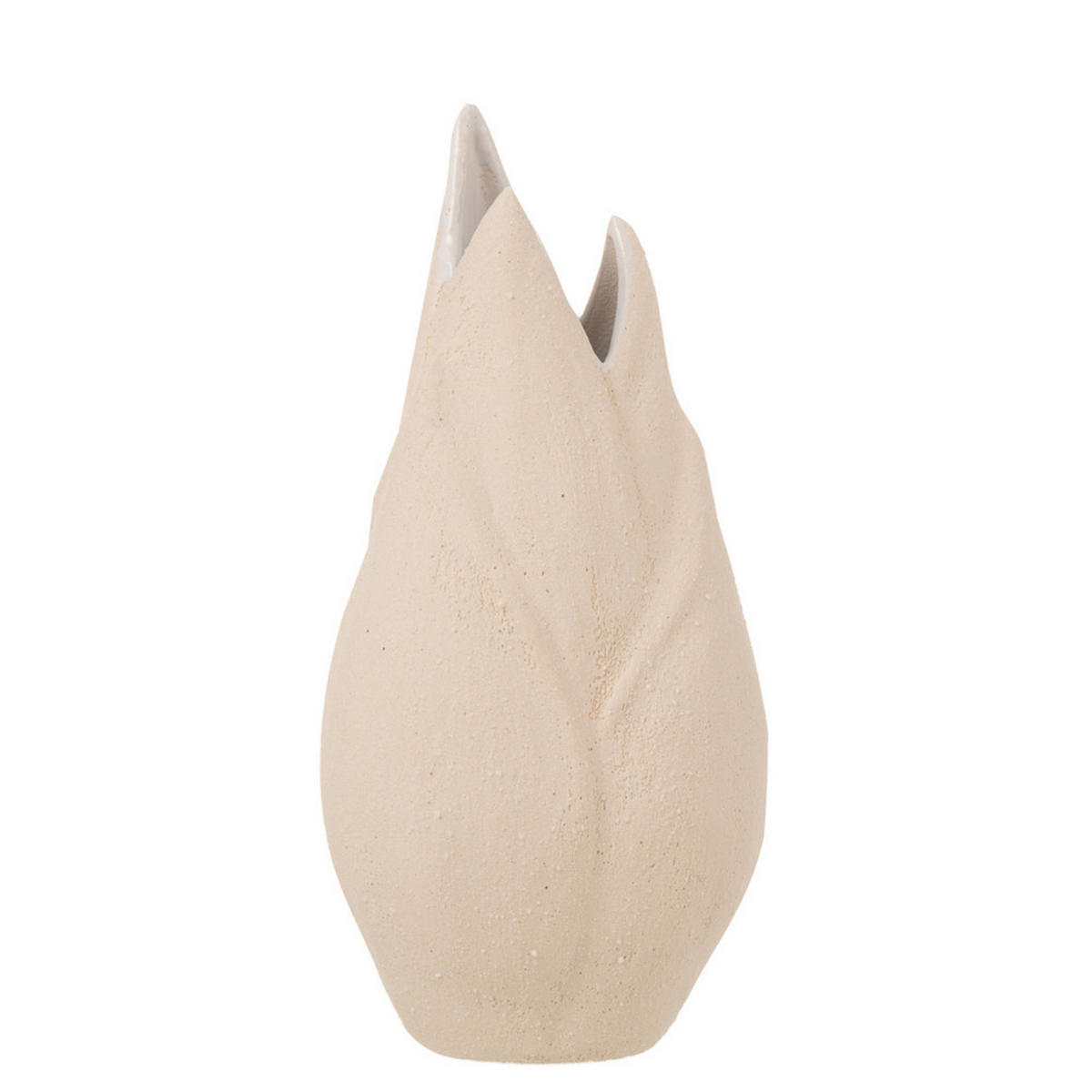 VASE SAND - Töpferei - Beige - S - 26 cm hoch - Beige, Keramik (26cm) - J-Line