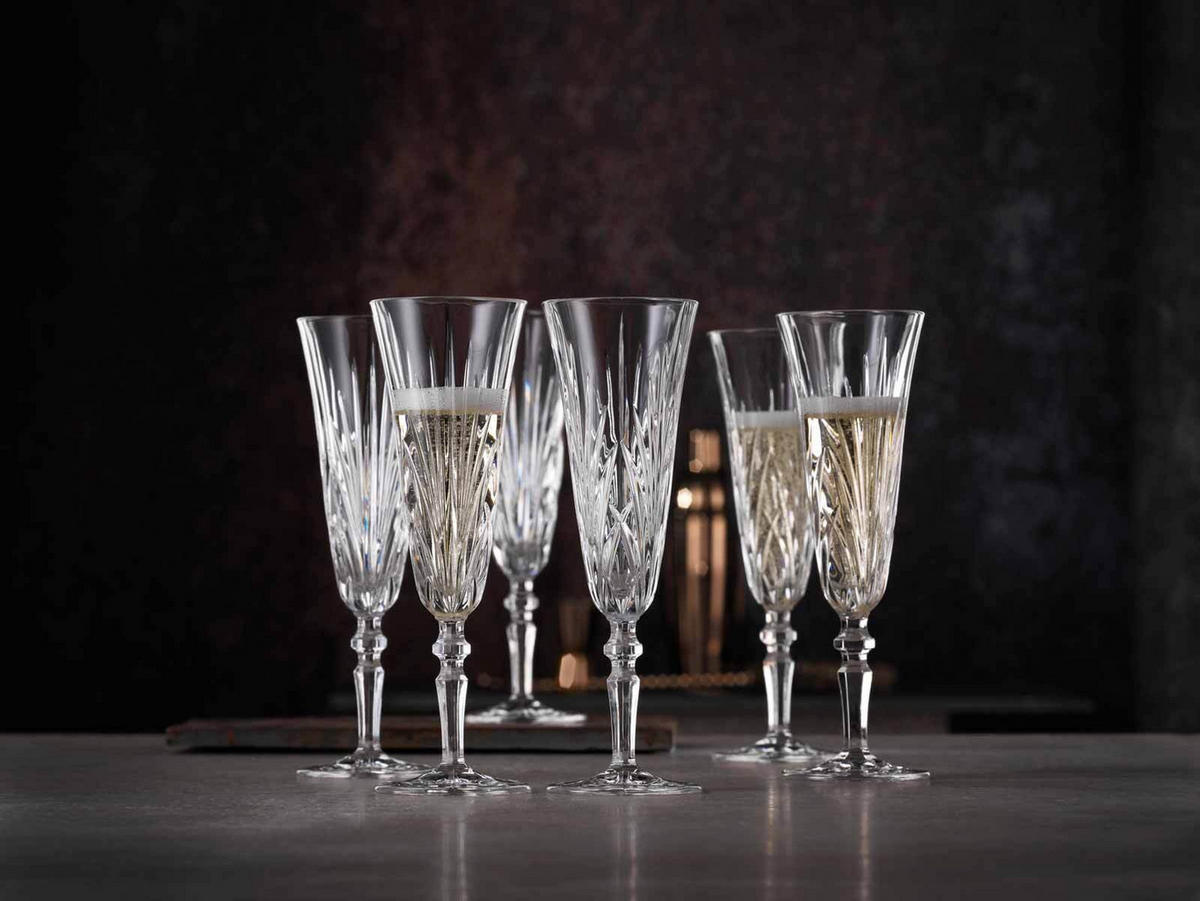 SEKTGLÄSER Palais transparent 140 ml 6er Set - Transparent, Glas (0.14L) - Nachtmann