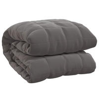 GEWICHTSDECKE Grau 135/200 Cm 10 Kg Stoff - Grau, Textil (135/200cm) - vidaXL
