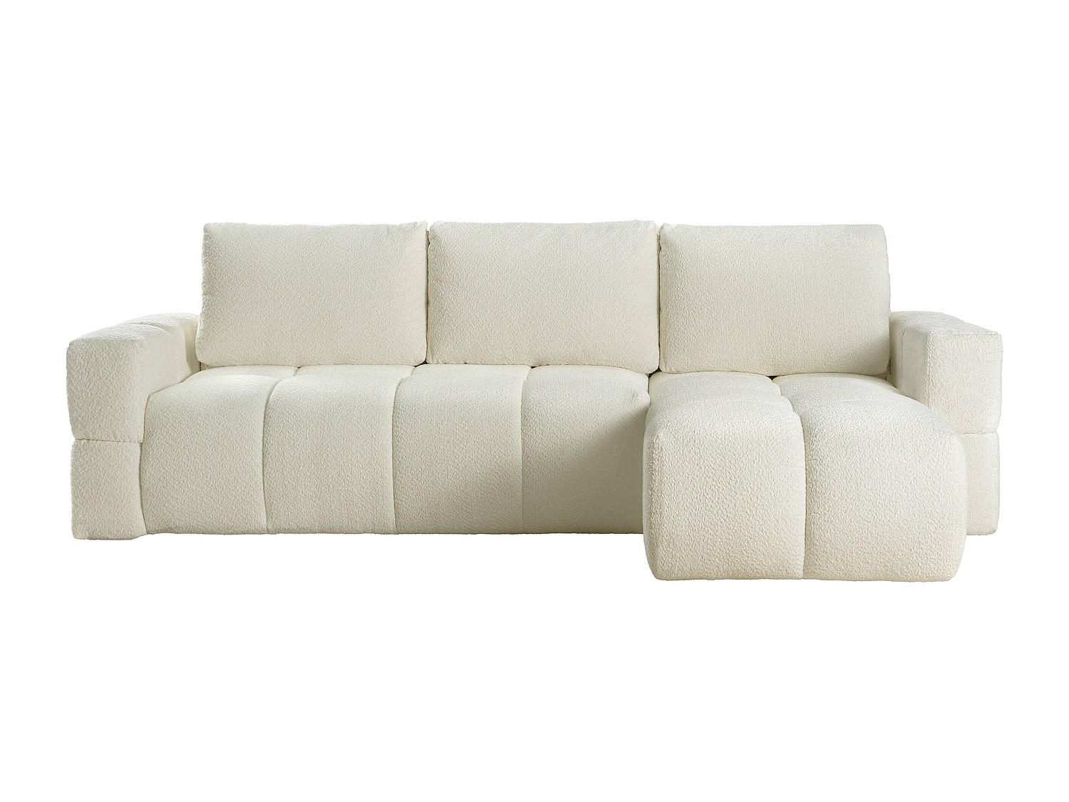 SCHLAFSOFA - 5 Personen - Stoff - Beige - - Beige, Textil (301/100/178cm) - Vente-Unique