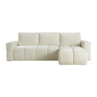 SCHLAFSOFA - 5 Personen - Stoff - Beige - - Beige, Textil (301/100/178cm) - Vente-Unique