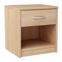 NACHTTISCH 1S Sonoma Eiche 38,8/35/45 cm mit einem Schubladen - Sonoma Eiche, Holzwerkstoff (38.8/45/35cm) - Matkam Möbel