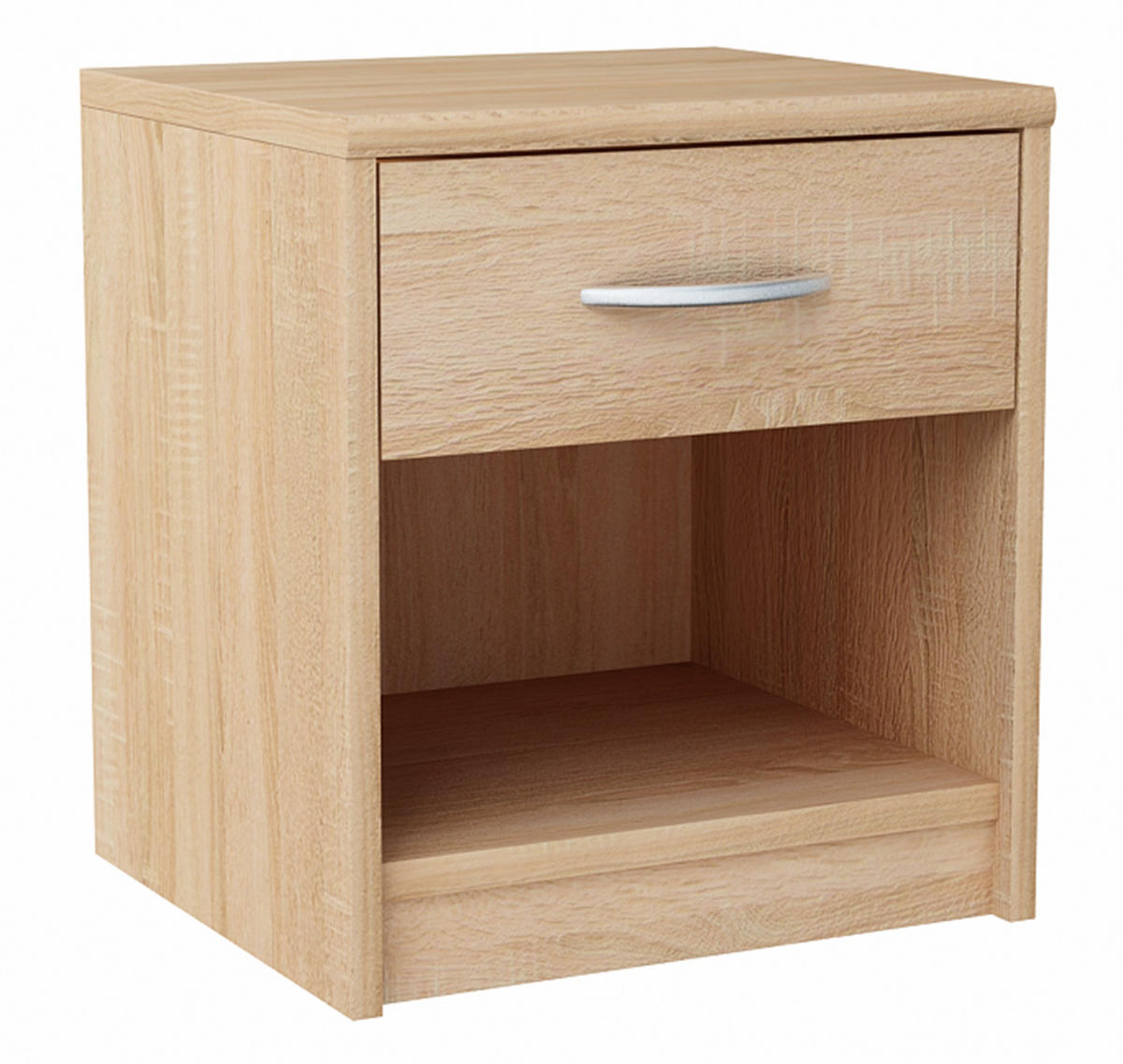 NACHTTISCH 1S Sonoma Eiche 38,8/35/45 cm mit einem Schubladen - Sonoma Eiche, Holzwerkstoff (38.8/45/35cm) - Matkam Möbel