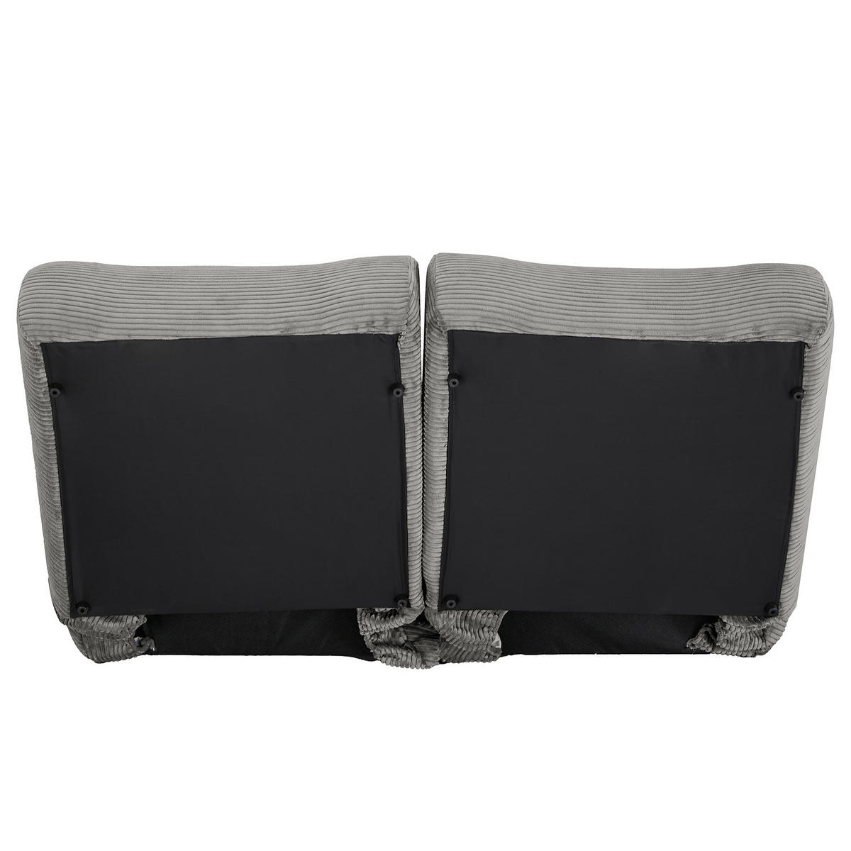SCHLAFSOFA - Cordstoff - Grau, Textil (159/88/160cm) - home24