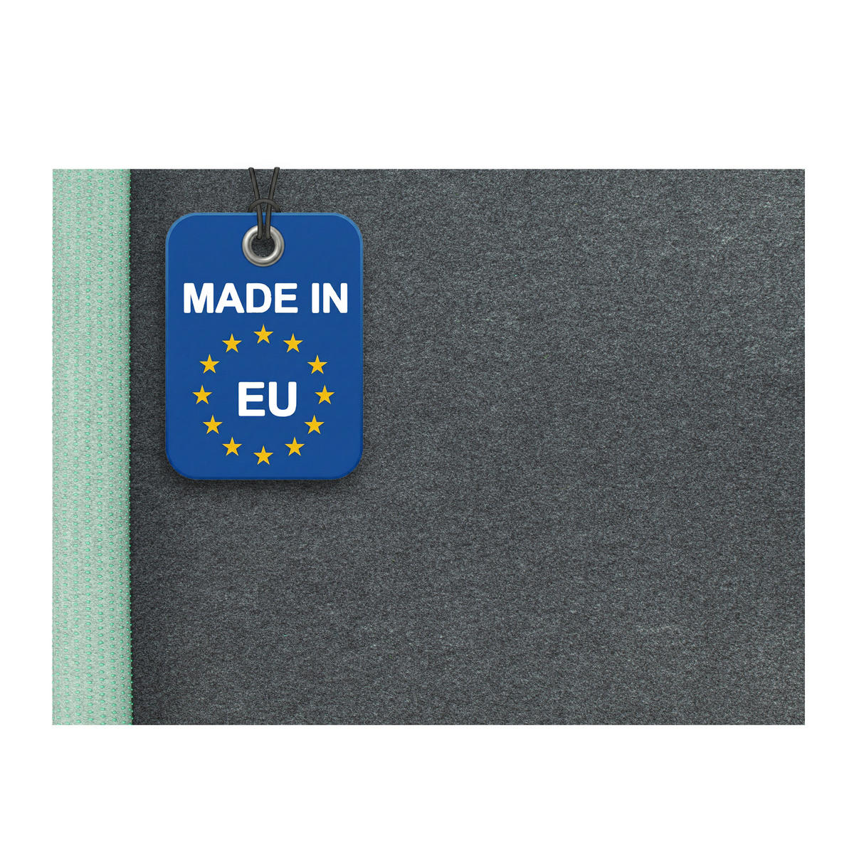 RASENTEPPICH PEMBA Dunkelgrau 100/500 cm - Dunkelgrau, Textil (100/500cm) - Tapiso