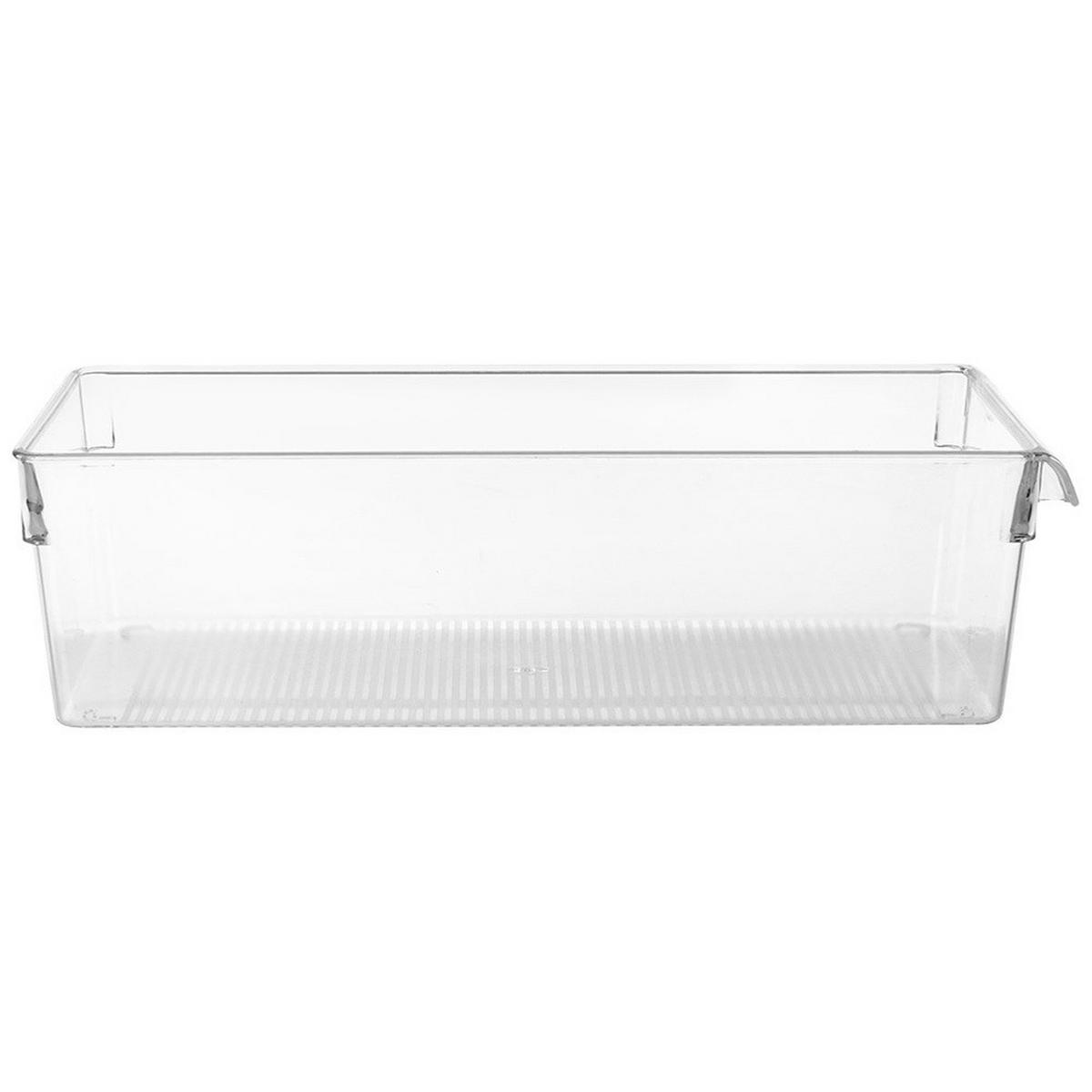 KÜHLSCHRANK-ORGANIZER 36x15x10 cm - Transparent, Kunststoff (36/10/15cm) - Excellent Houseware