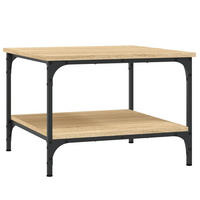 COUCHTISCH Sonoma-Eiche 55x55x40 cm Holzwerkstoff - Hellbraun, Holzwerkstoff (55/55/40cm) - furnicato