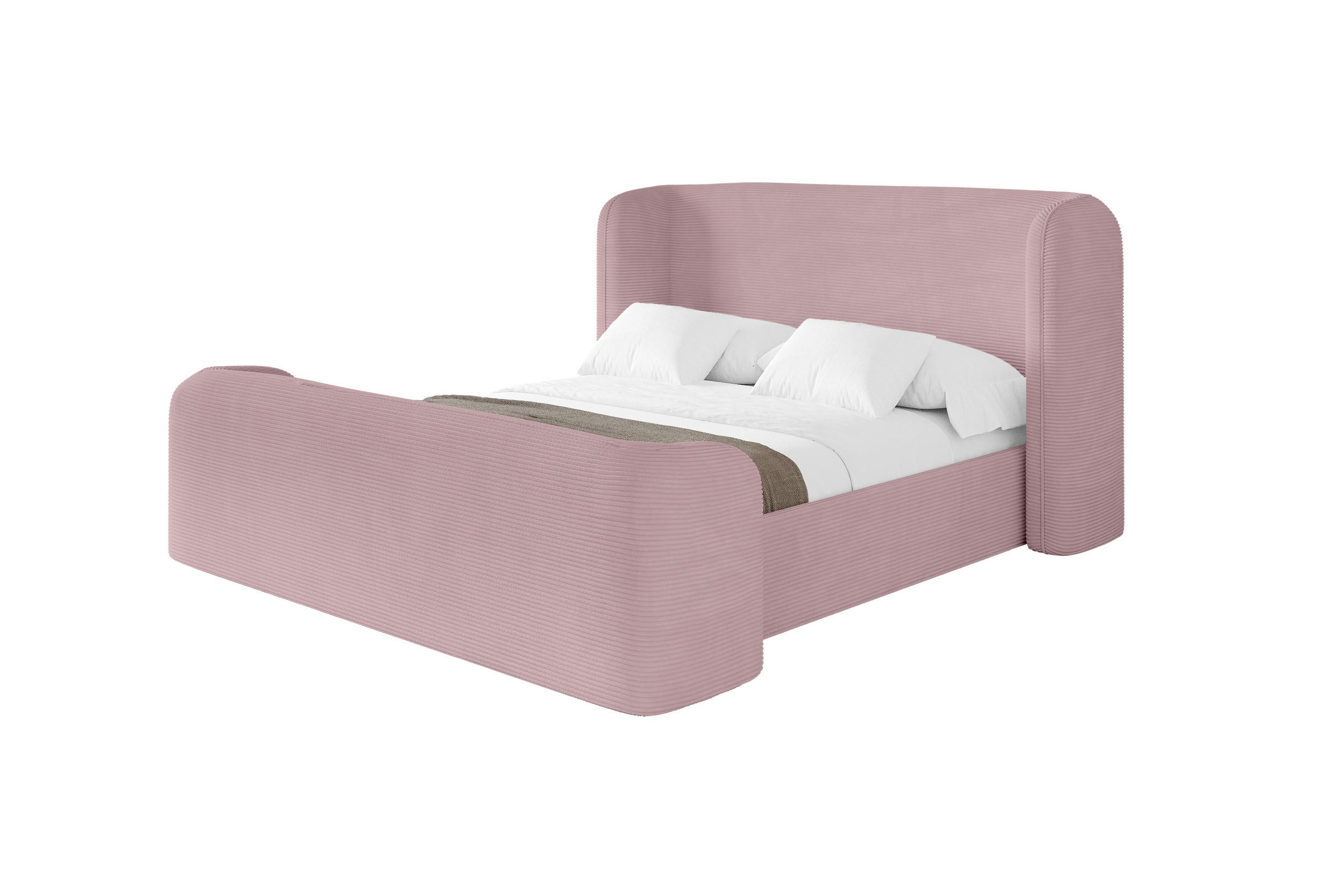 Altdecor Polsterbett Rosa 180x200 cm
