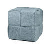 POUF Wiki grau 43/43/43 cm Textil - Grau, Textil (43/43/43cm) - Mondex