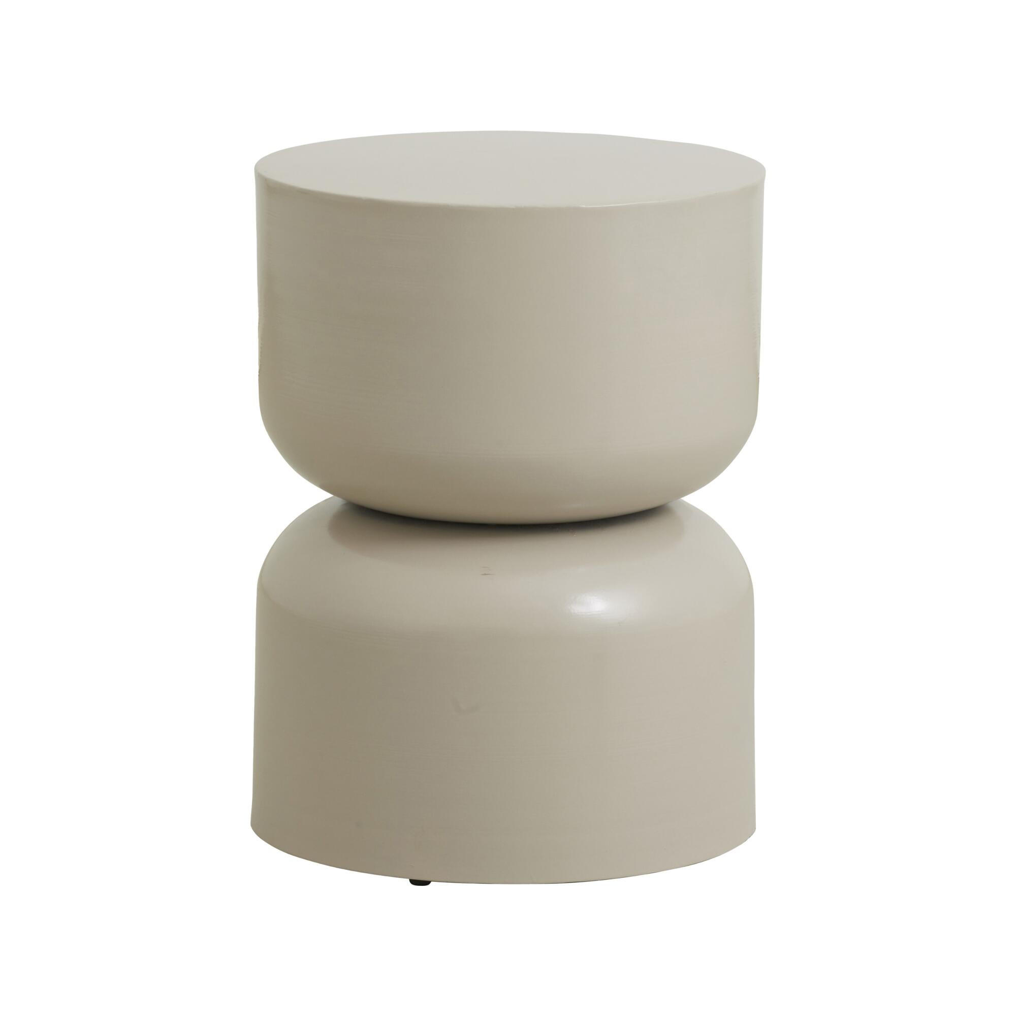 BEISTELLTISCH MATKA Beige 36x36x50 cm - Beige, Metall (36/36/50cm) - FURNLUX