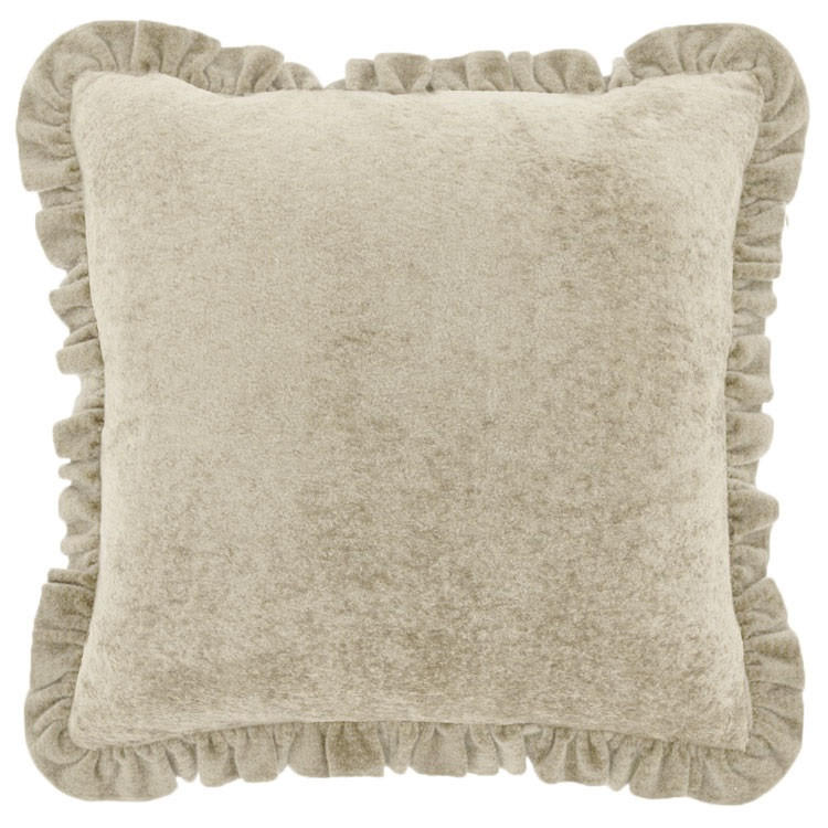 KISSEN Mindy - Grau - 45/45/ cm - Grau, Textil (45/45cm) - Unique Living
