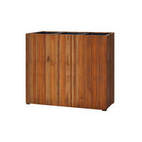 PFLANZKASTEN Colorado 4, 93x33x72 cm, Akazienholz, Braun - Braun, Holz (33/72/93cm) - dasmöbelwerk